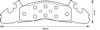 BENDIX 571517B Brake Pad Set, disc brake